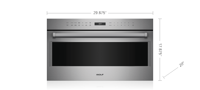 Wolf 30 E Series Professional Drop Down Door Microwave Oven