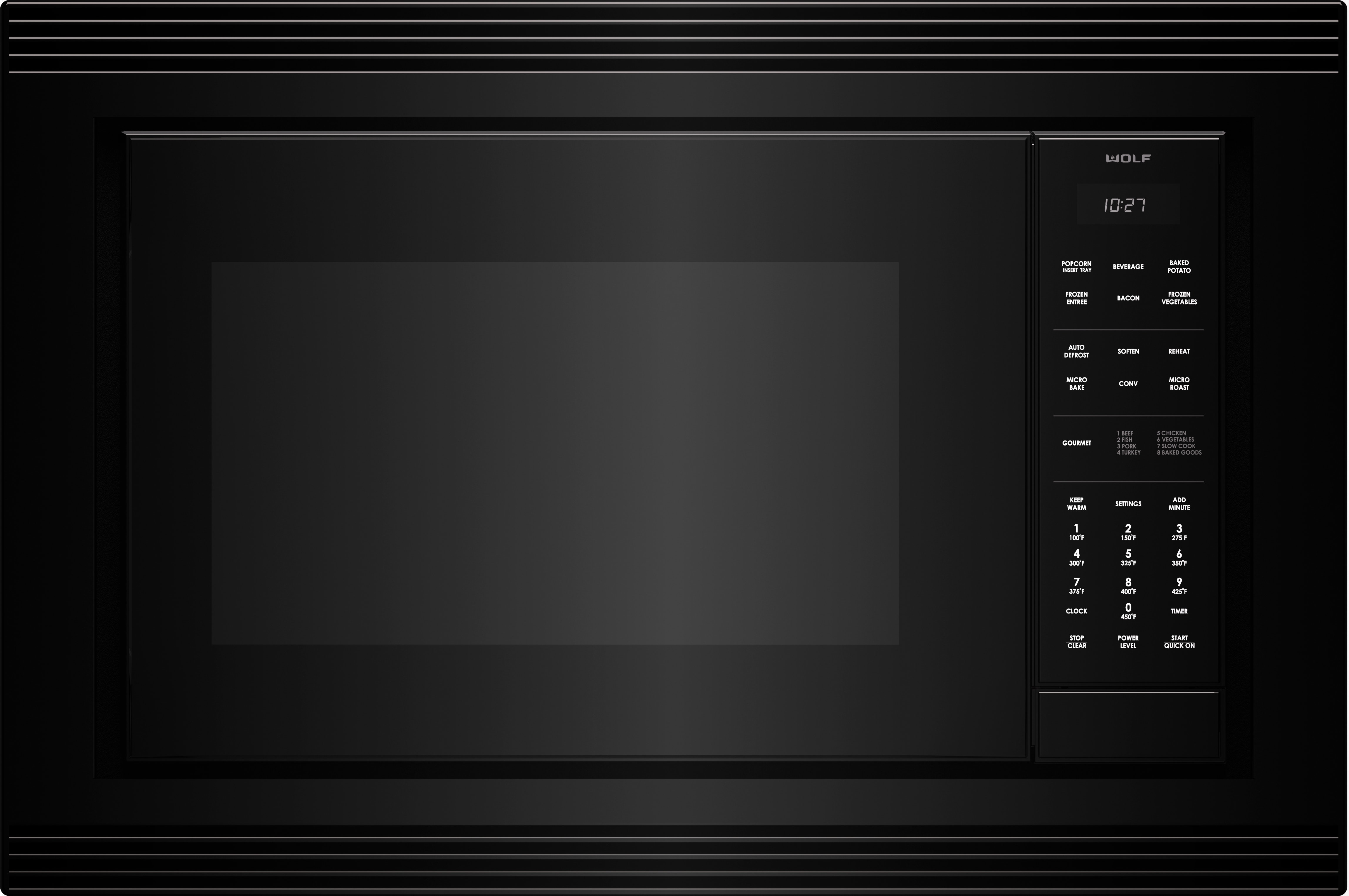820037Convection Microwave 27" Black Trim E Series