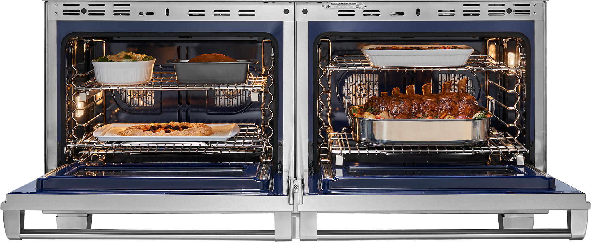 Wolf 60" Dual Fuel Range 6 Burner Infrared Dual Griddle