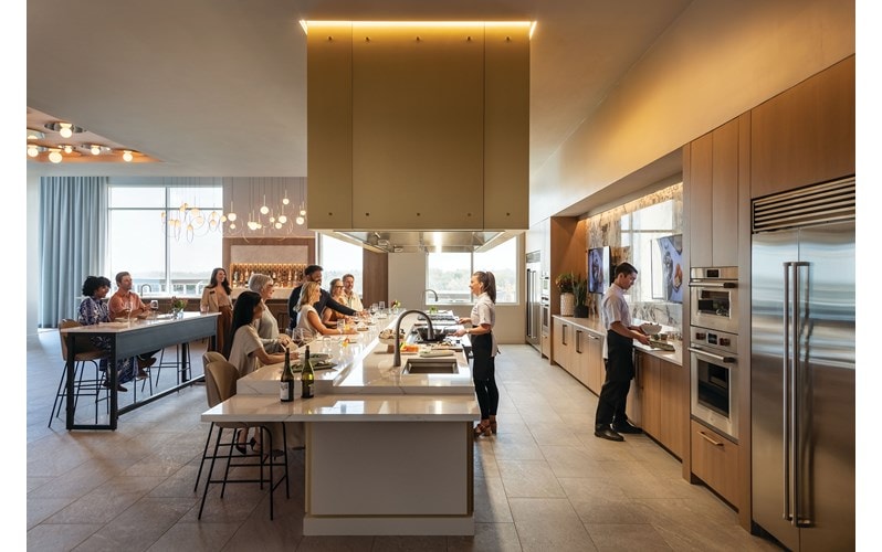 Learn from our professional chefs during an engaging product demonstration at a local Sub-Zero, Wolf, and Cove Kitchen Appliances Showroom