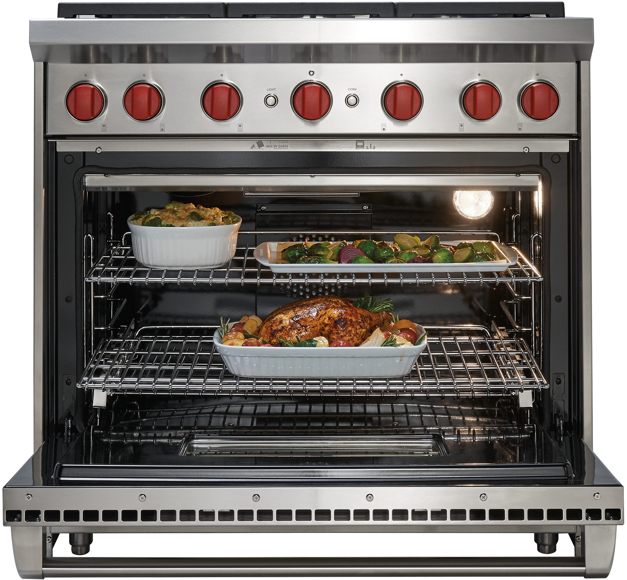Wolf 36" 5.5 cu. ft. Professional Gas Range with 6 Burners - Thumbnail 2