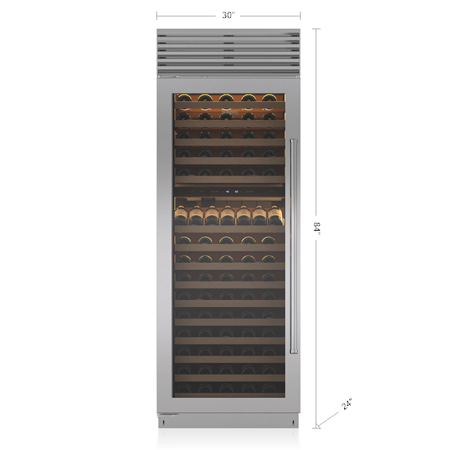 SubZero 30" Classic Column Wine Storage BW30S