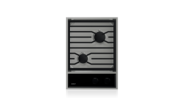 Wolf Transitional Series 15 in. 2-Burner Induction Cooktop with Simmer  Burner & Pairing Frame - Stainless Steel