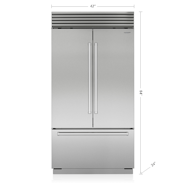SubZero 42" Classic French Door Refrigerator Freezer