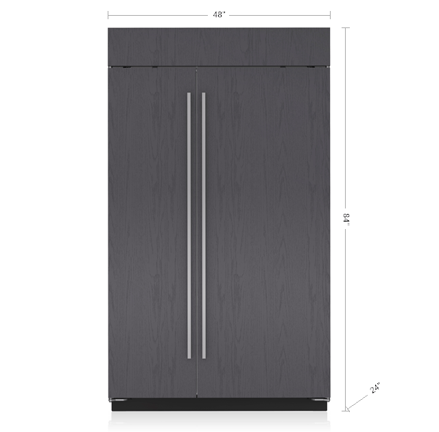 48 panel shop ready refrigerator
