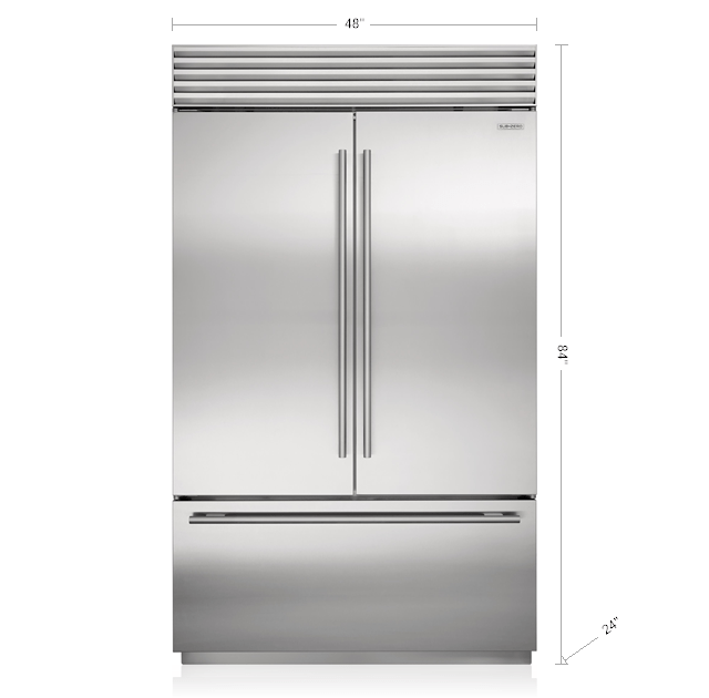 48 Built-in French Door Refrigerator