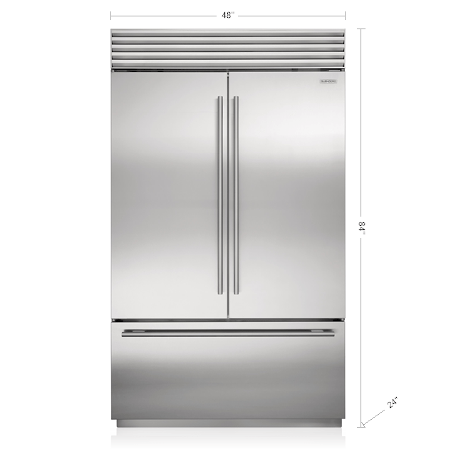 SubZero 48" Classic French Door Refrigerator Freezer