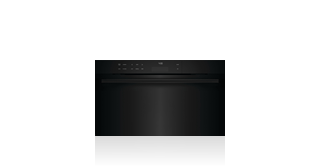 Wolf 30" E Series Contemporary Convection Steam Oven CSO30CM/B/TH Shown with optional Black Handle Accessory