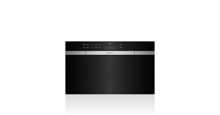 Wolf 30” M Series Contemporary Black Glass Convection Steam Oven with Retractable Handle CSO30CM/B