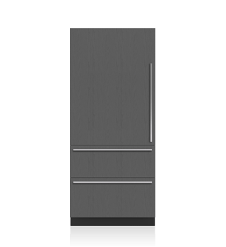 Sub-Zero 36" Designer Over-and-Under Refrigerator - Panel Ready DET3650R