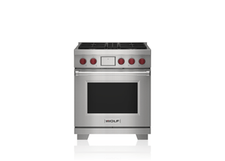 Wolf 30" Dual Fuel Range - 4 Burners DF30450/S/P