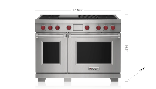 dual fuel stove and oven