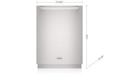 24 Dishwasher with Water Softener - Panel Ready