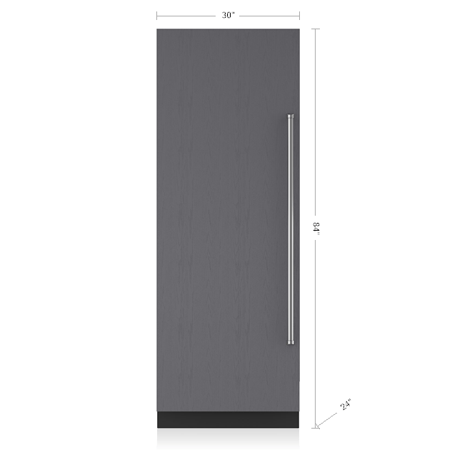 SubZero 30" Designer Column Refrigerator Panel Ready (IC30R)