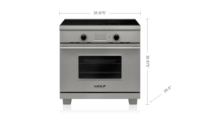 36 in induction range discount