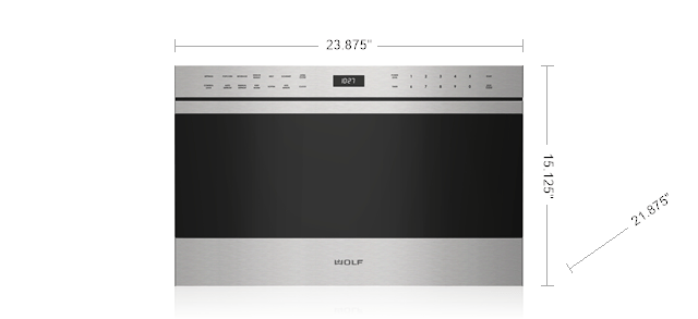 Wolf 24" Transitional Drawer Microwave (MD24TE/S)
