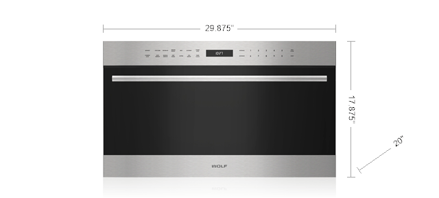 Wolf cheap microwave price