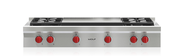 gas stove top with grill