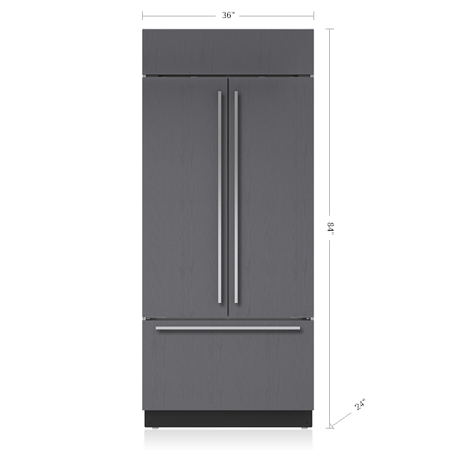 36 Classic French Door Refrigerator Freezer Panel Ready