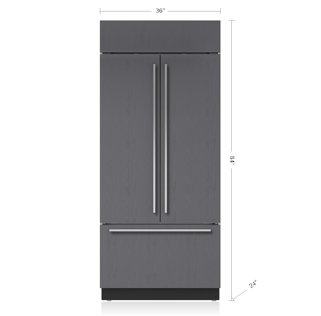 SubZero 36" Classic French Door Refrigerator/Freezer Panel Ready (BI