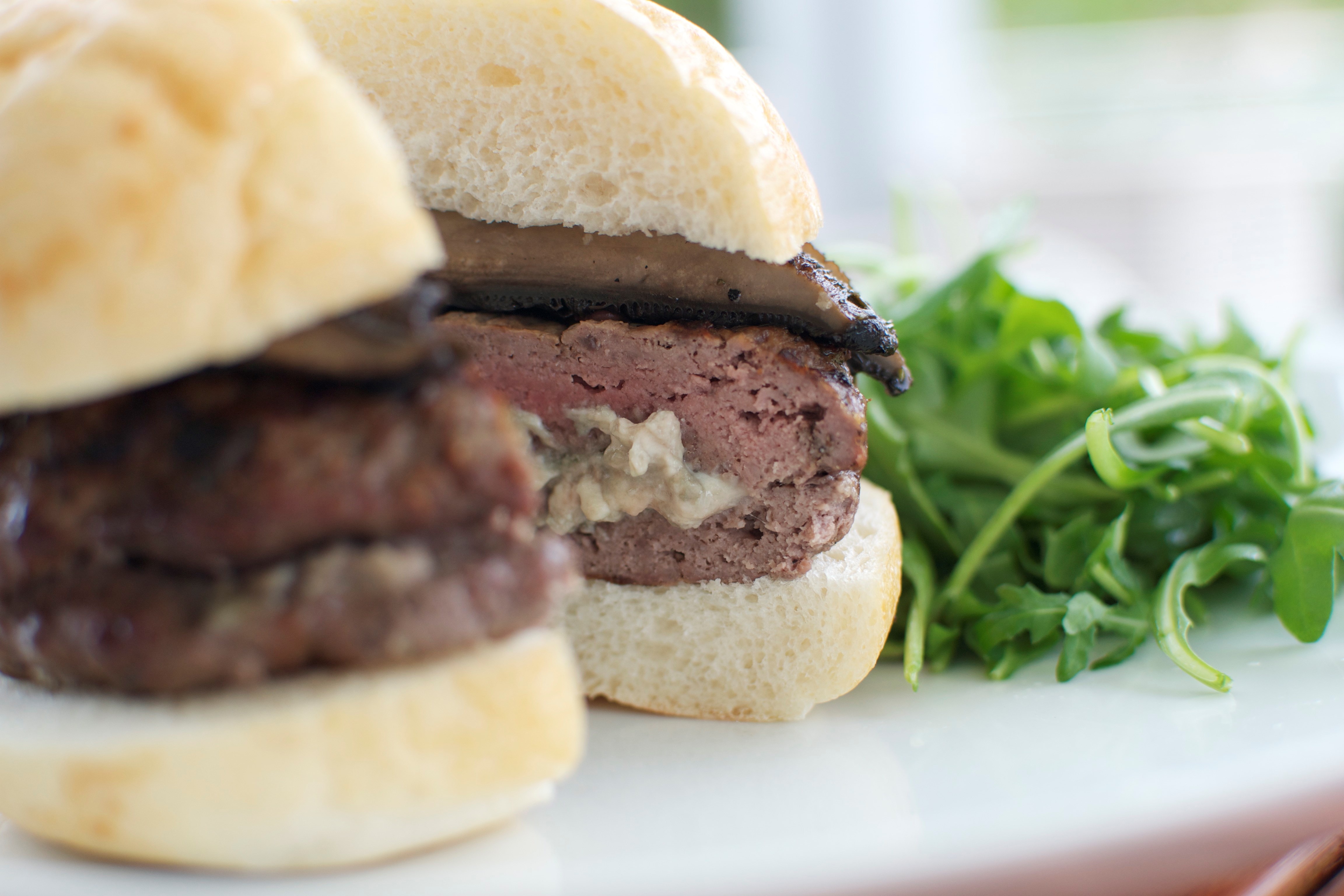 Blue Cheese Stuffed Sirloin Burger