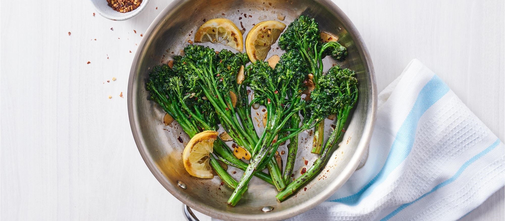 Easy and delicious Broccolini  recipe using the Blanch Mode setting of your Wolf Oven