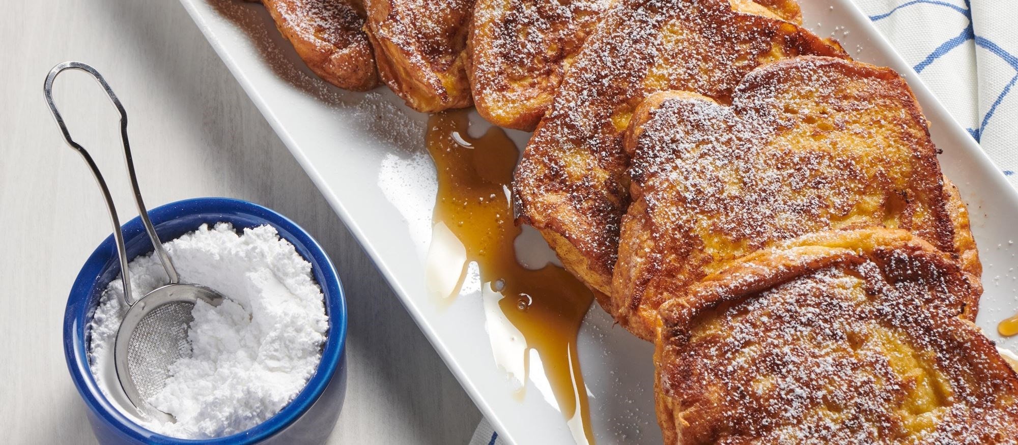 Easy and delicious French Toast with Browned Butter recipe using the Griddle Mode setting of your Wolf Dual Fuel Range