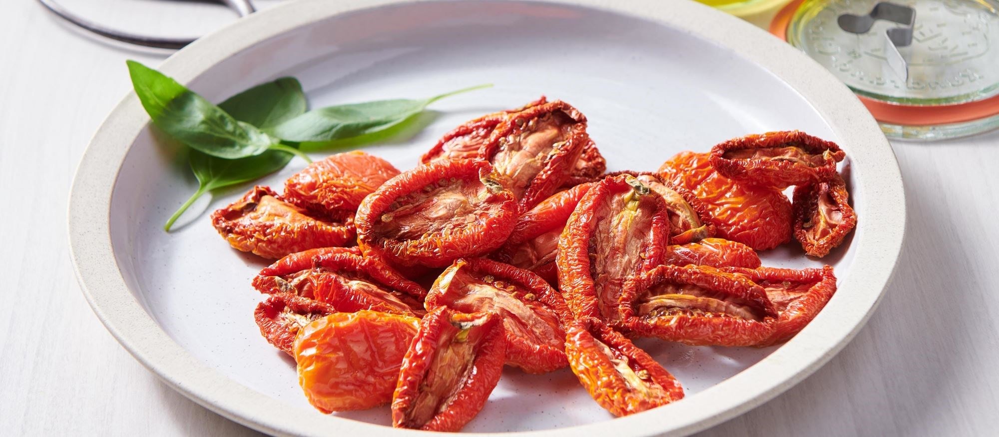 Easy and delicious Oven Sun Dried Tomatoes recipe using the Dehydrate Mode setting of your Wolf Oven