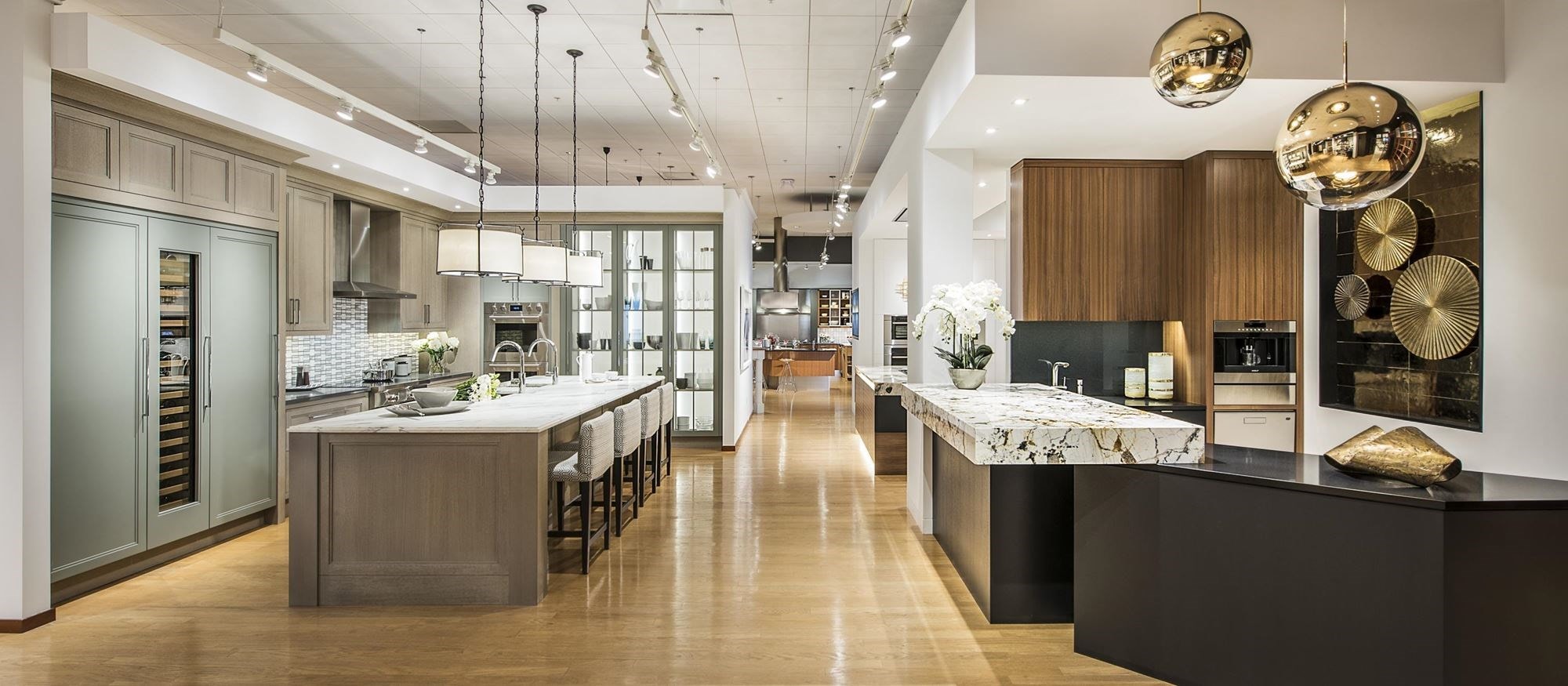 Explore ideas for your new kitchen at Sub-Zero, Wolf and Cove Showroom in Columbia, Maryland