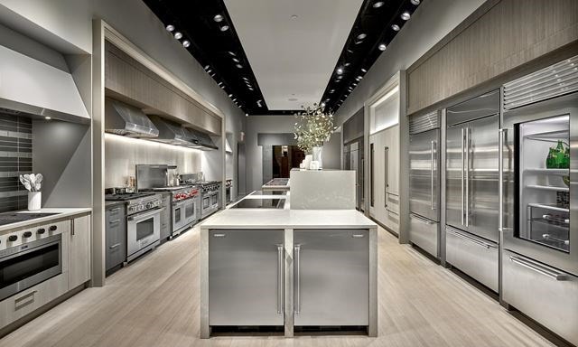 Explore luxury kitchen appliances in person at the Sub-Zero, Wolf, and Cove Showroom located in Glendale Heights, Illinois