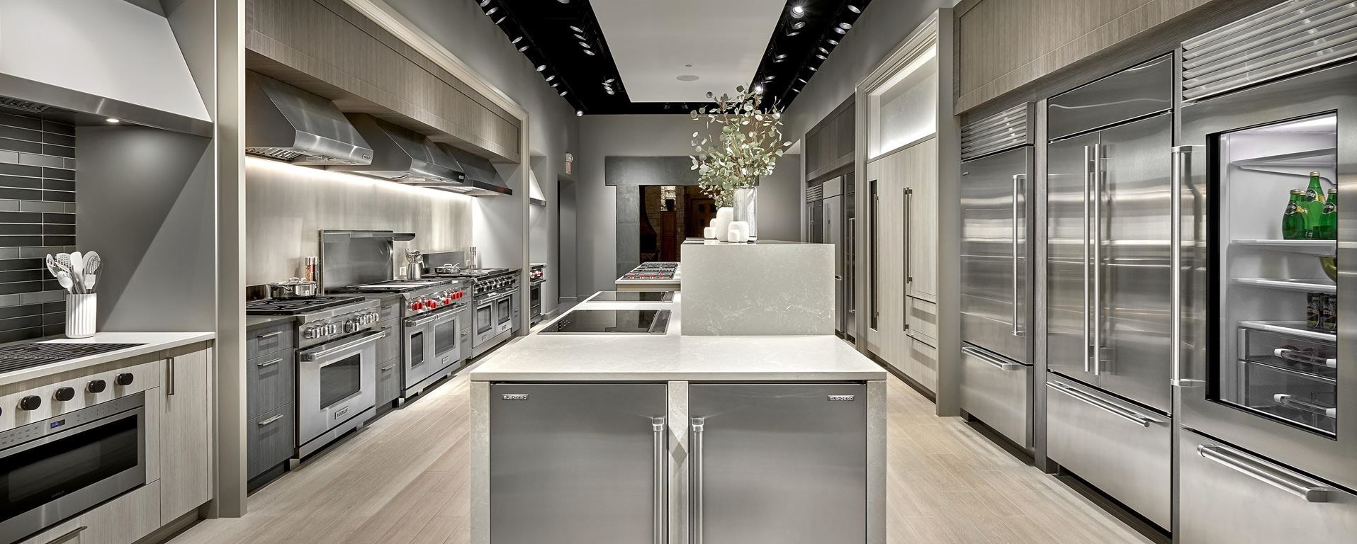 Explore luxury kitchen appliances in person at the Sub-Zero, Wolf, and Cove Showroom located in Glendale Heights, Illinois