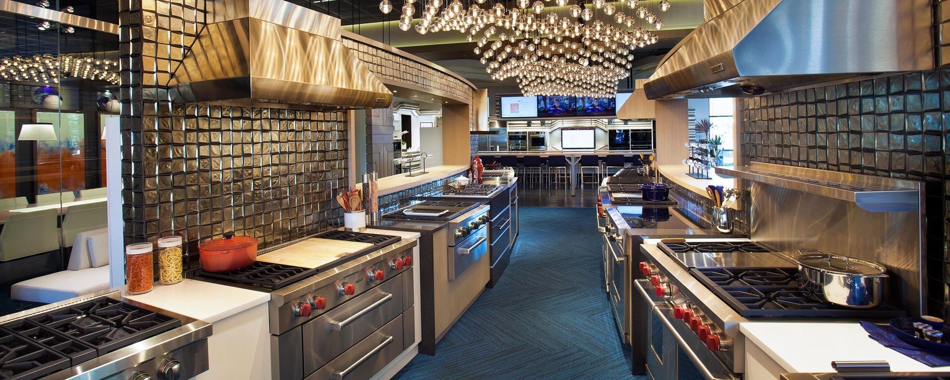 Explore luxury kitchen appliances in person at the Sub-Zero, Wolf, and Cove Showroom located in Costa Mesa, California