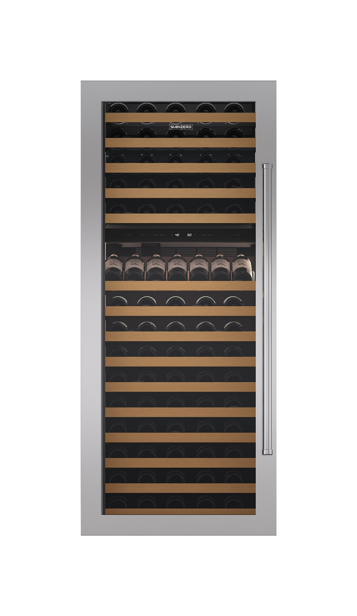 ZERO 9038447-Flush Inset Stainless Steel Front Panel with Pro Handle