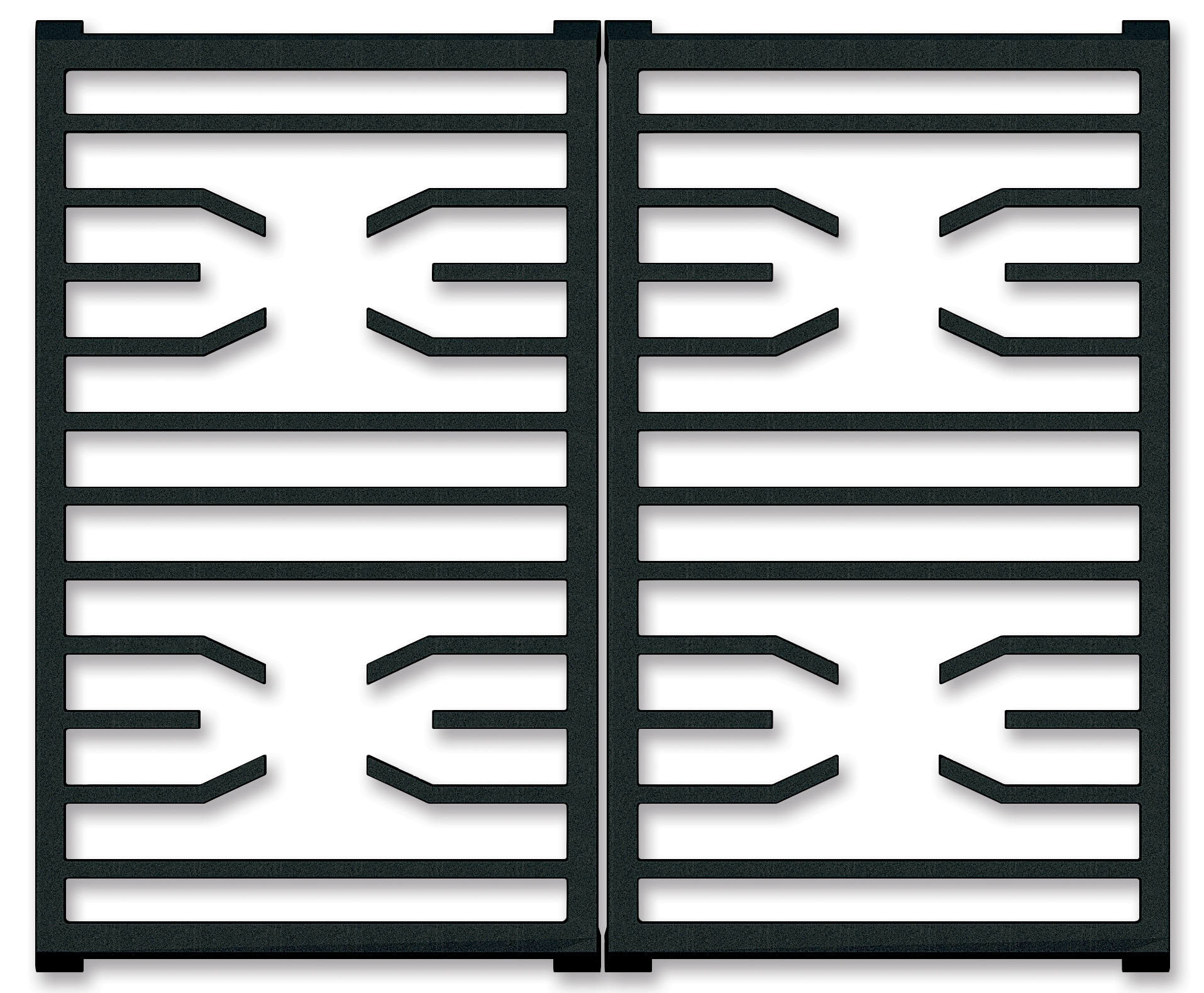 Wolf Transitional Grates for 30” Pro Gas Cooktop (CG304P/S)