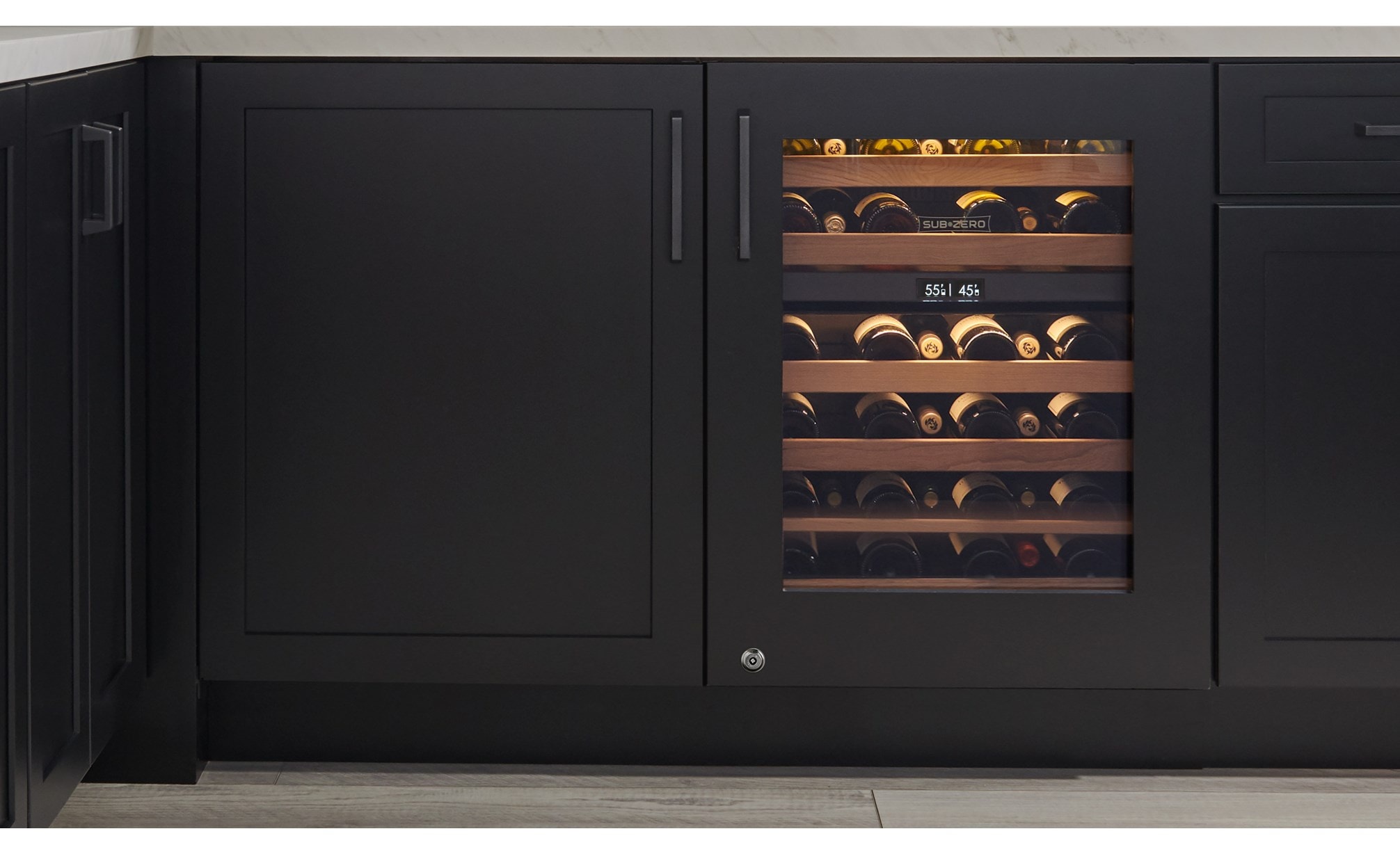 Sub zero on sale integrated wine fridge