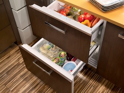 30 Designer Refrigerator/Freezer Drawers - Panel Ready