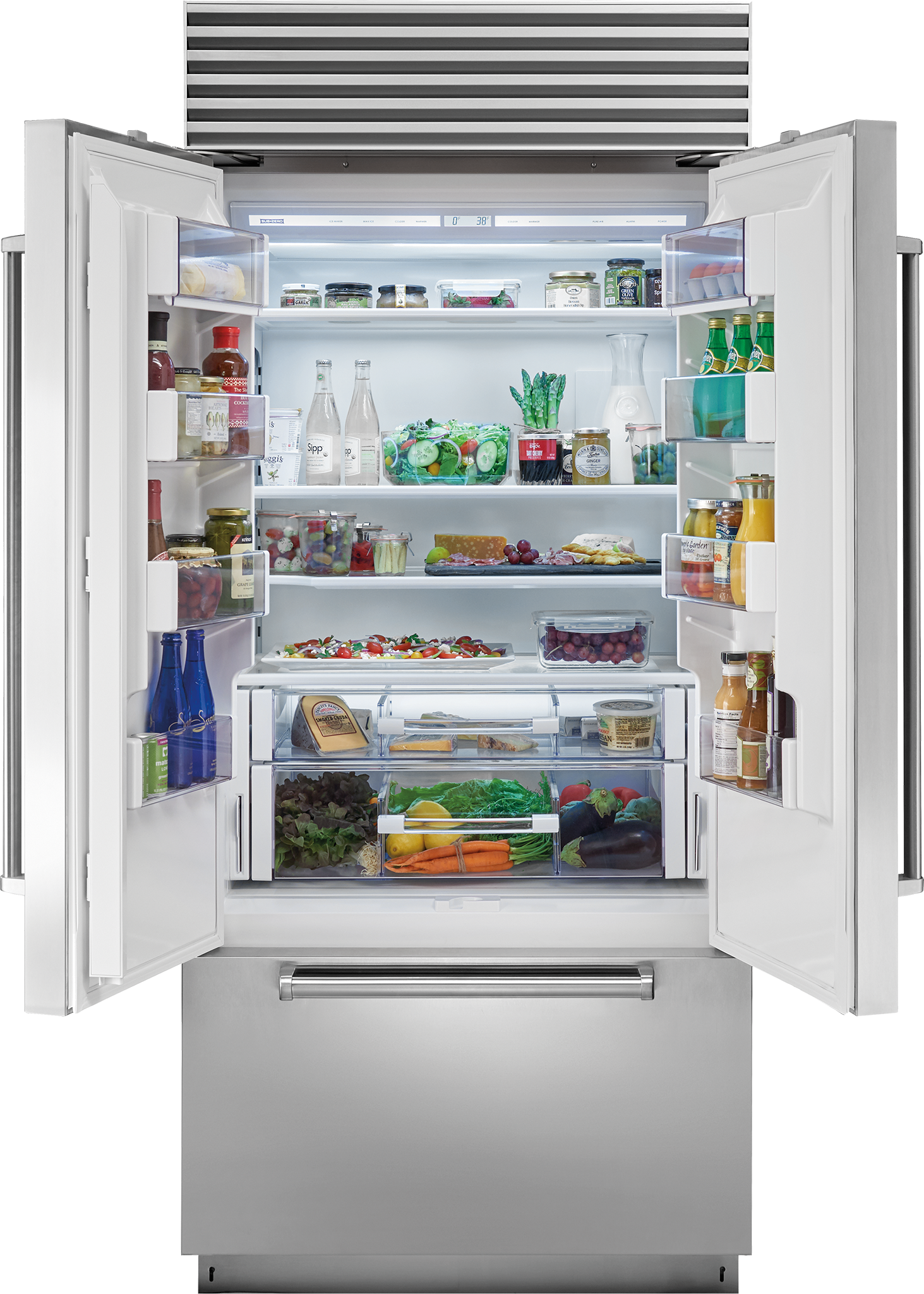 Sub zero 36 inch built in refrigerator best sale