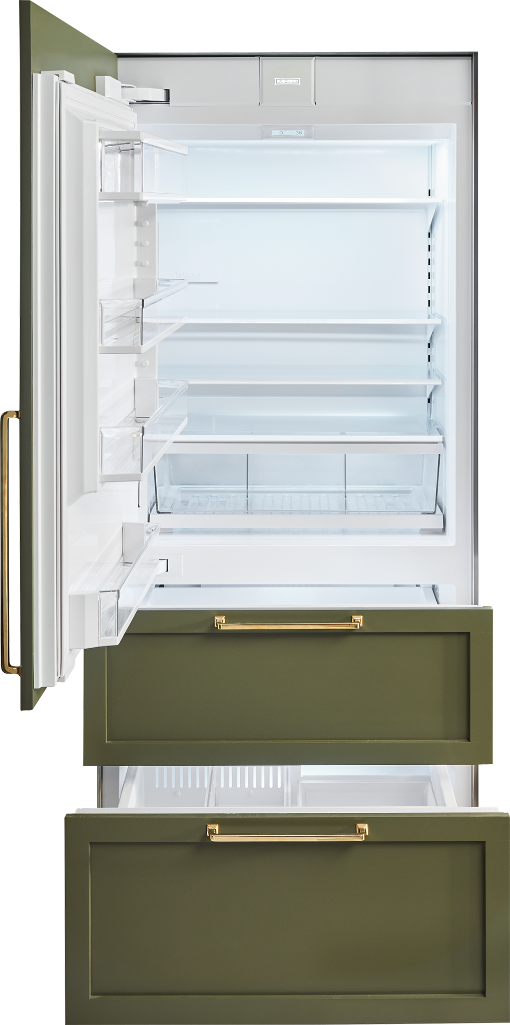 SubZero 36" Designer OverandUnder Refrigerator/Freezer with Ice Maker Panel Ready (IT36CI)