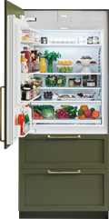 Sub-Zero Refrigerators 36" Designer Over-and-Under Refrigerator/Freezer with Internal Dispenser and Ice Maker - Panel Ready (IT-36CIID)