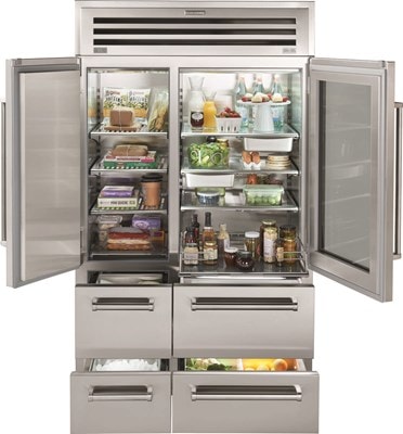 borstel zoete smaak Strippen Sub-Zero 48" PRO Refrigerator/Freezer with Glass Door (PRO4850G)