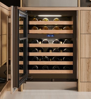 Designer Undercounter Sub Zero 24, Under Cabinet Wine Cooler Sizes