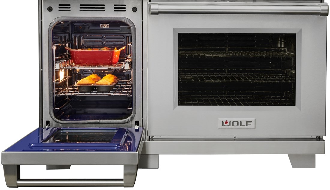 Wolf 48" Dual Fuel Range 6 Burner Infrared Charbroiler (DF48650C/S/P)