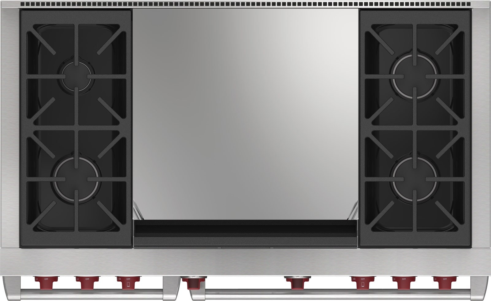 Wolf 48" Dual Fuel Range 4 Burner Infrared Dual Griddle (DF48450DG/S/P)