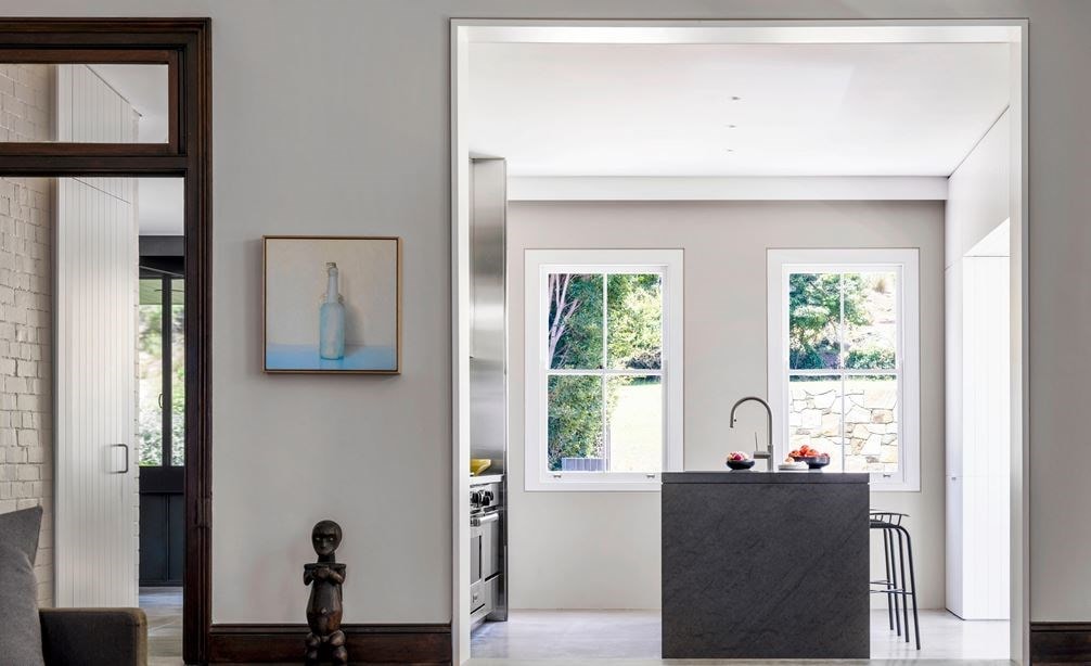 Looking into the South Coast Residence kitchen by David Selden.