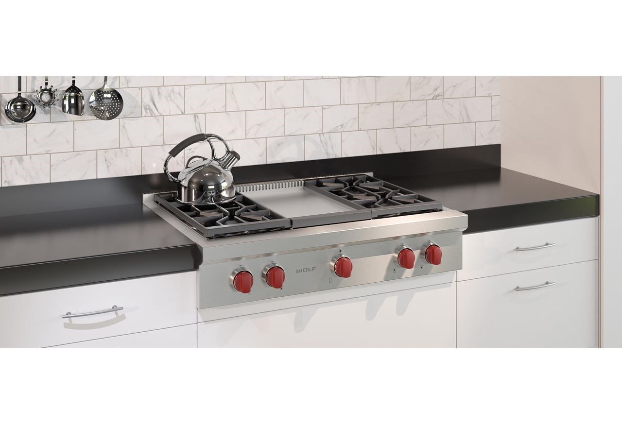 10 Option Wolf Gas Cooktops