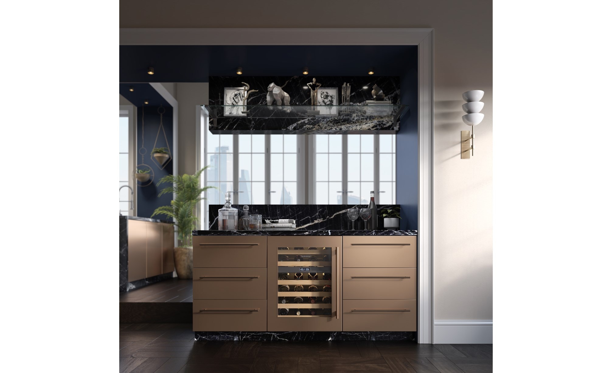 Designer Undercounter SubZero 24" Wine Storage DEU2450W