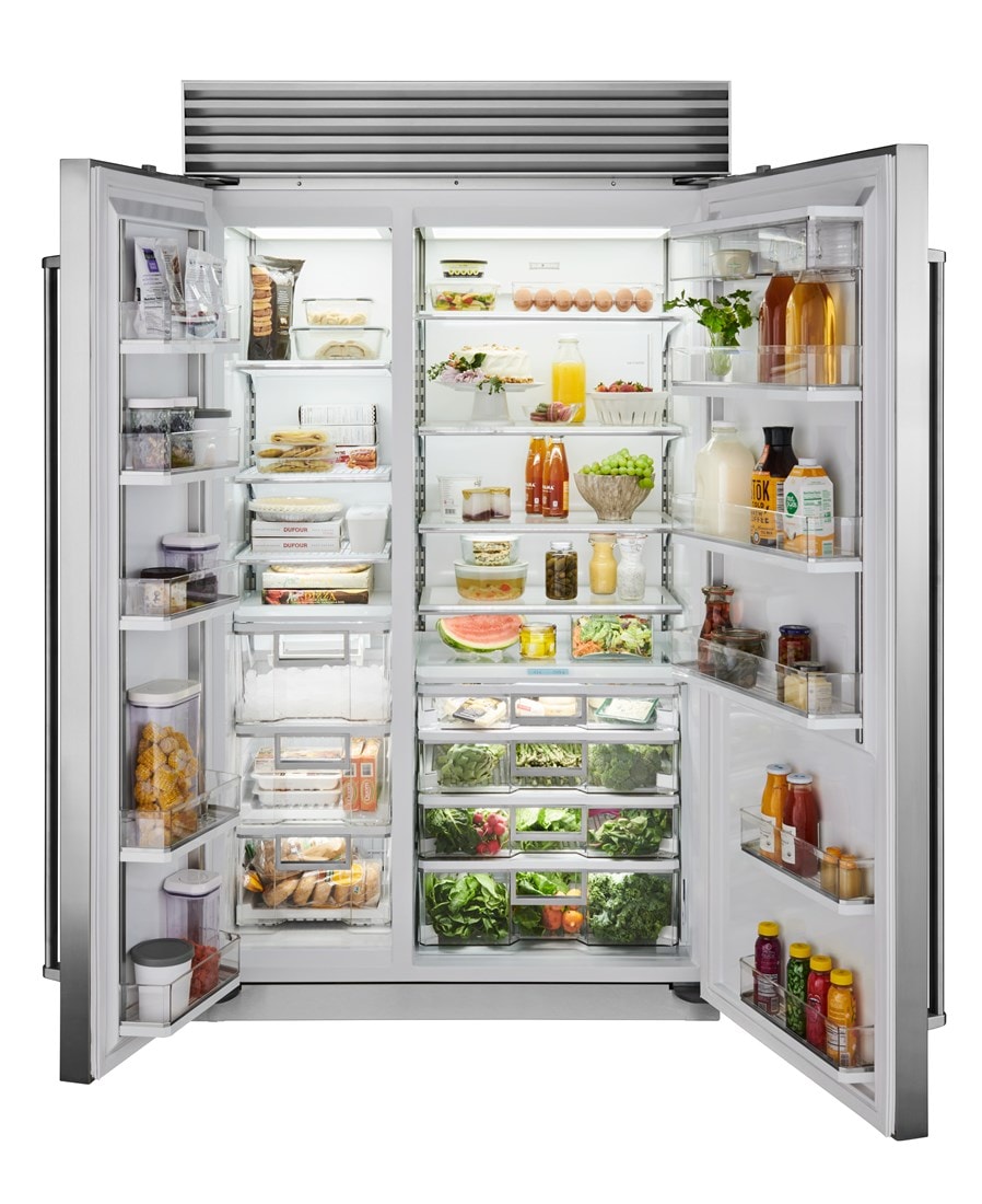 SubZero 48" Classic SidebySide Refrigerator Freezer Panel Ready
