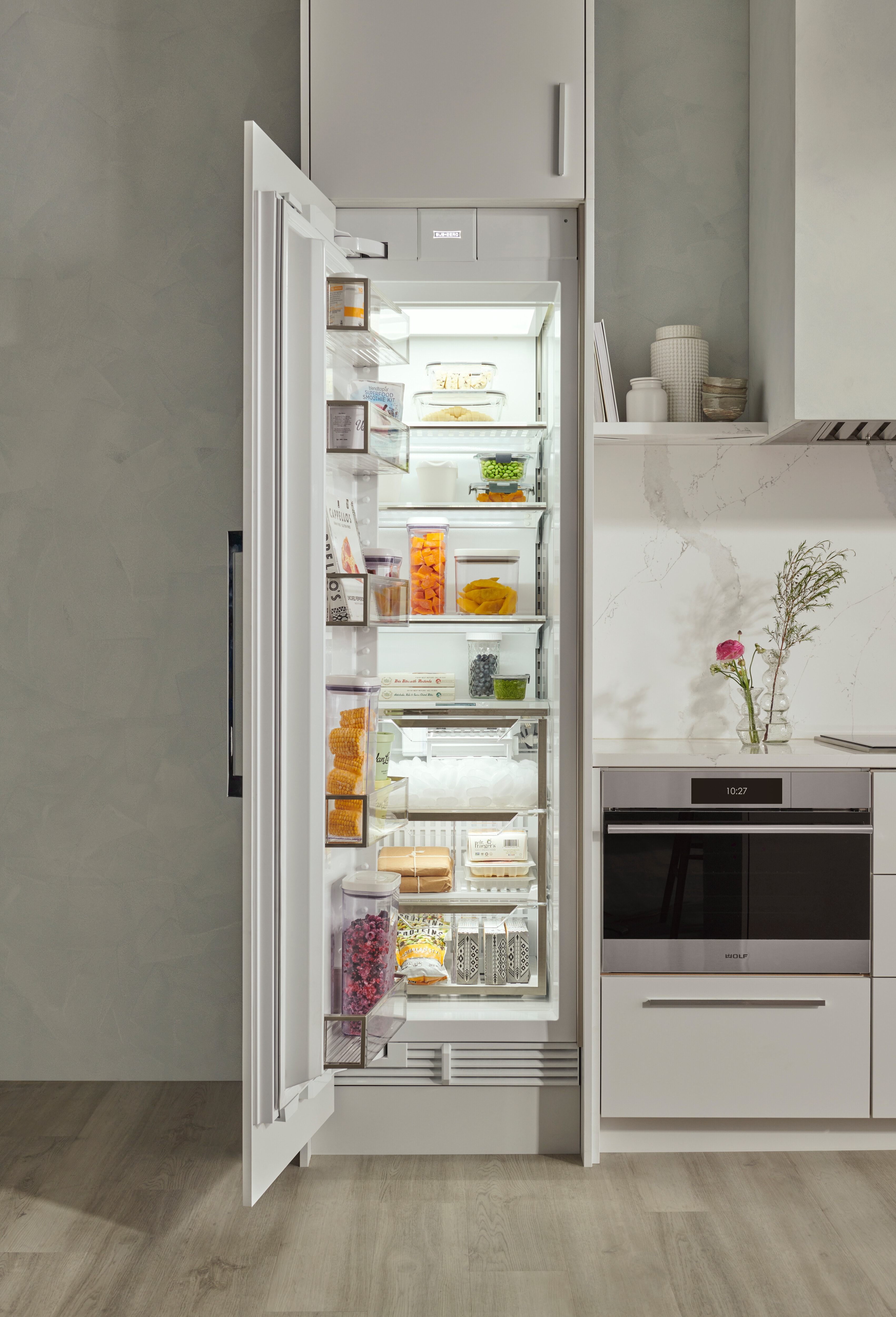 Sub zero column refrigerator and freezer on sale