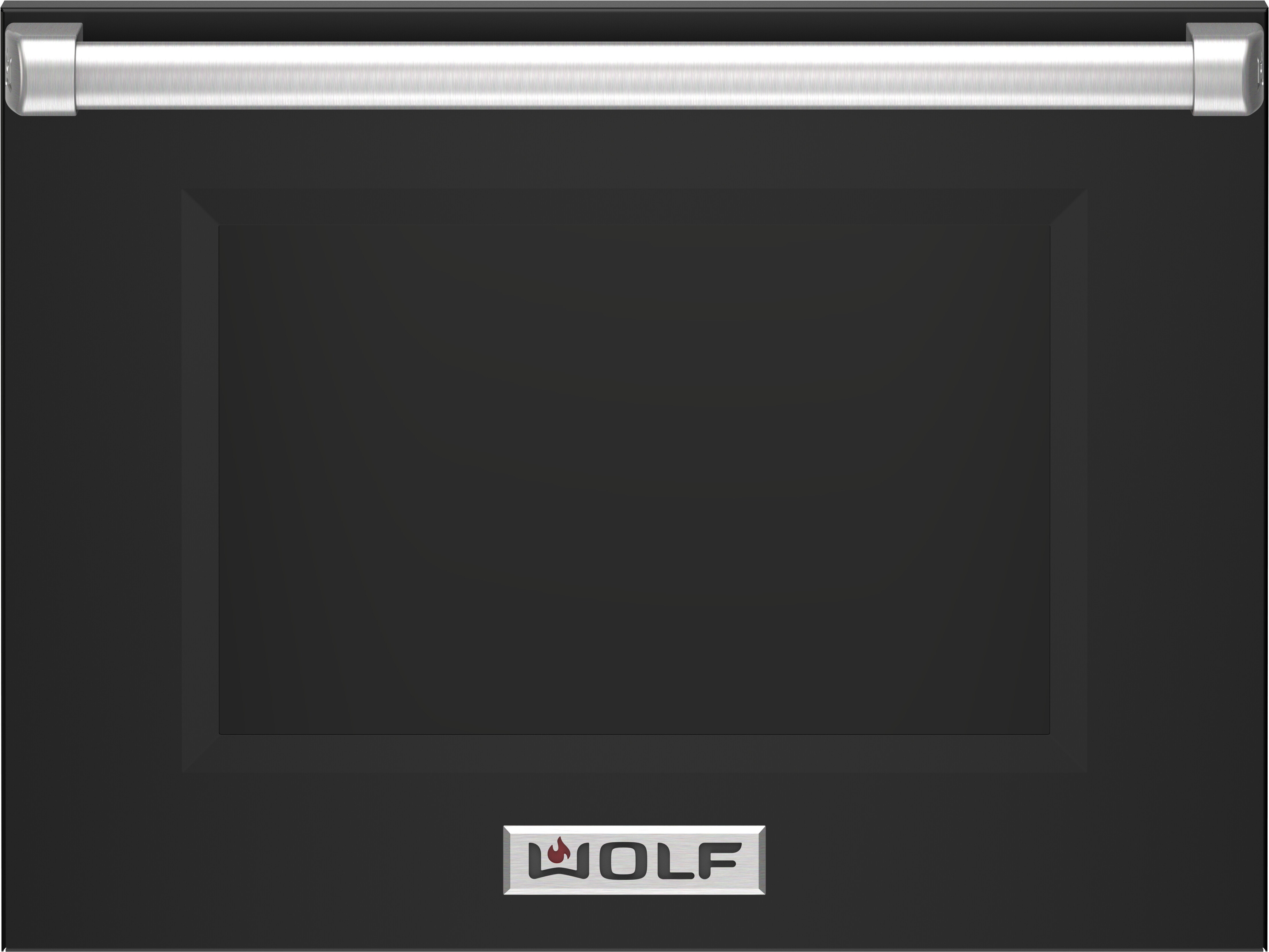 Give your Wolf Range the aesthetic that suits your kitchen style with the Wolf 30" Black Accessory Door Kit (831728)