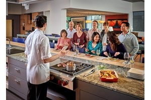 Wolf Range showroom product demonstration